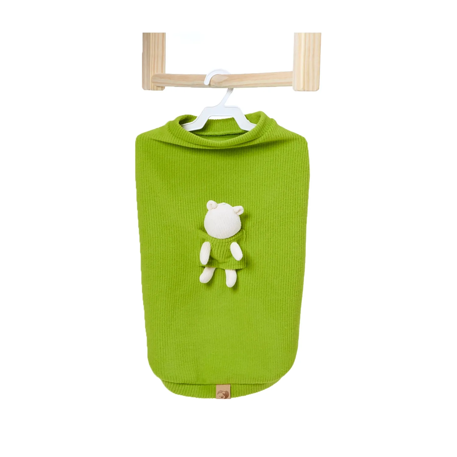 Casaco Bean para Cães e Gatos Emporium Distripet Verde